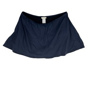Michael Michael Kors Skirted Bikini‎ Bottom Womens Size 22W Plus Navy Swim